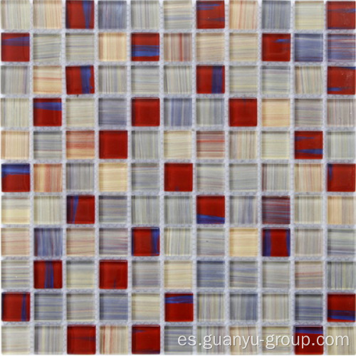 Lovely Design Handpainting Glass Mosaic